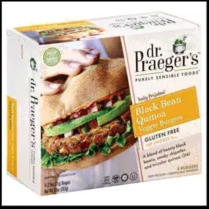 Dr. Praeger's Black bean quinoa veggie burgers
